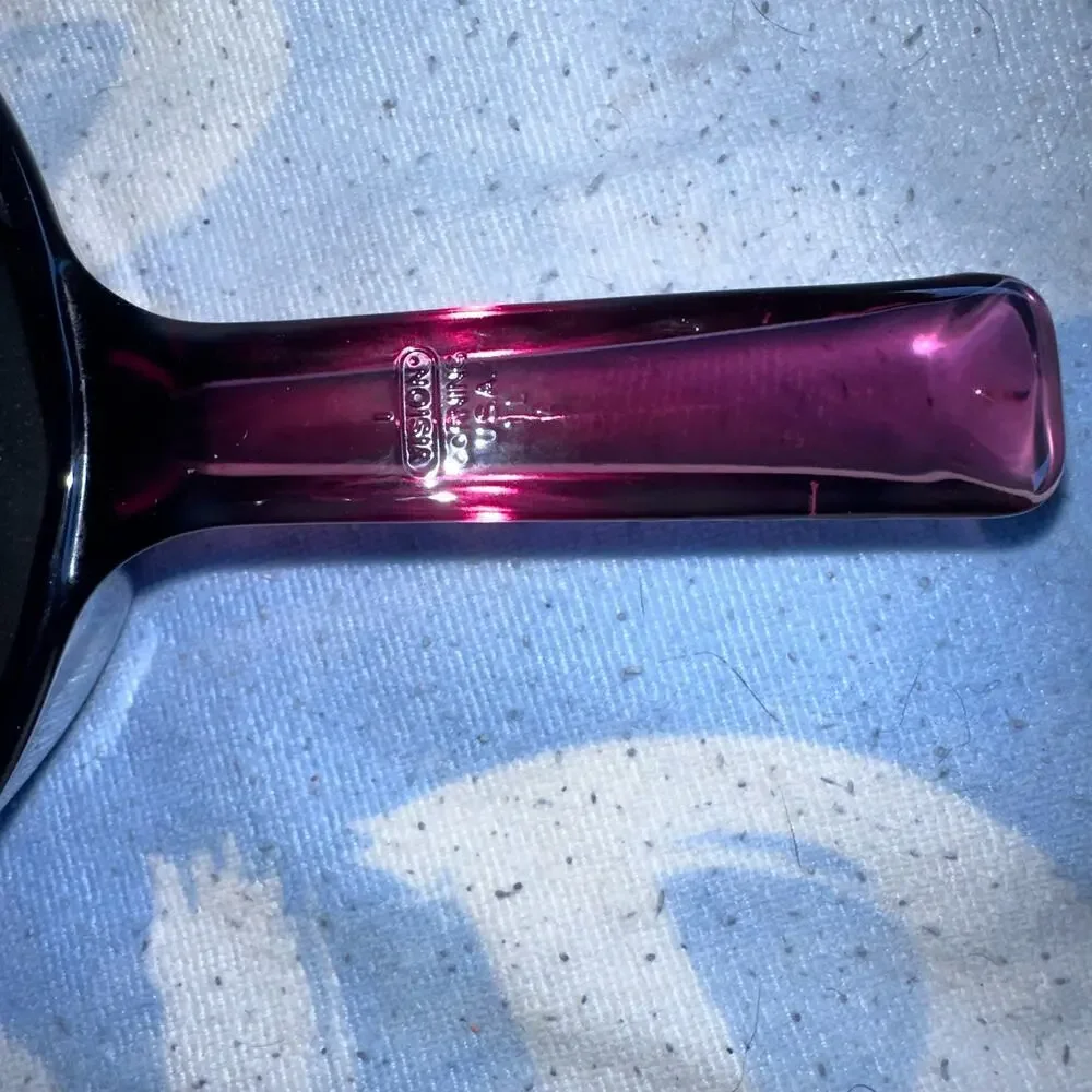 Vintage Cranberry Vision Corning Non Stick Bottom Sauce Pan 1L Pyrex Lid USA